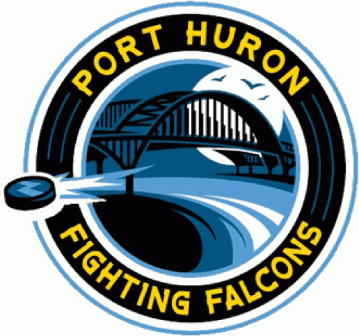 port huron fighting falcons 2010 11-pres secondary logo iron on transfers for clothing